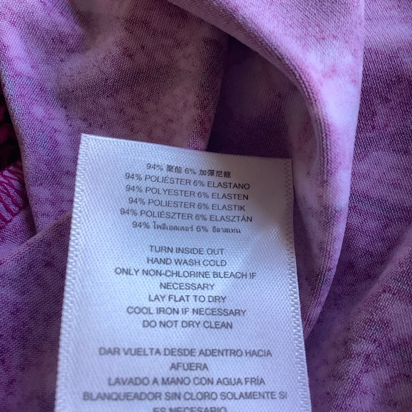 NWT Michael Kors Vivid Viola Sleeveless Chain Halter, Size Large - Picture 8 of 8